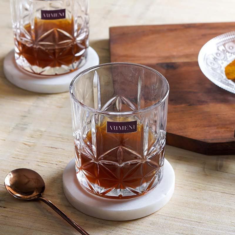 Buy Preta Whiskey Glass (300 ml ) - Set Of Four Scotch & Whiskey Glasses from Vaaree