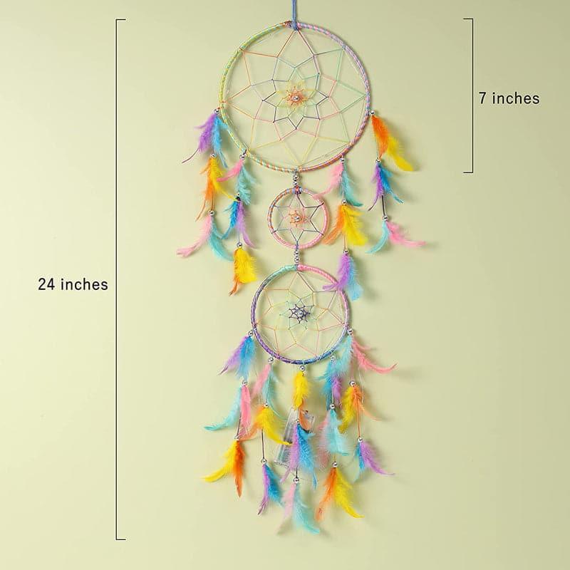 Buy Amazo Feather Dreamcatcher With Light - Multicolor Dreamcatchers from Vaaree