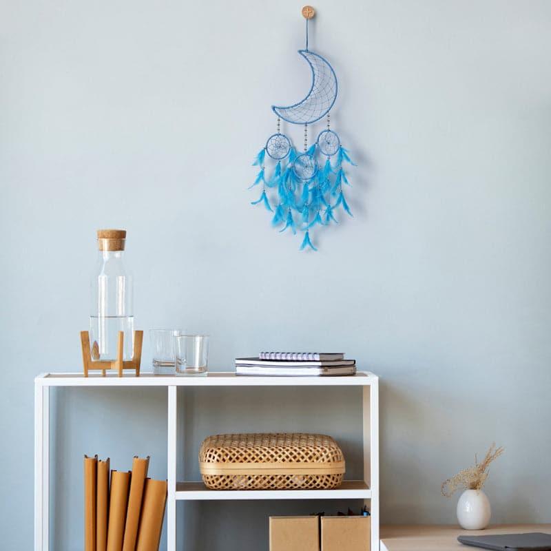 Buy Luna Beam Dreamcatcher With Light - Light Blue Dreamcatchers from Vaaree