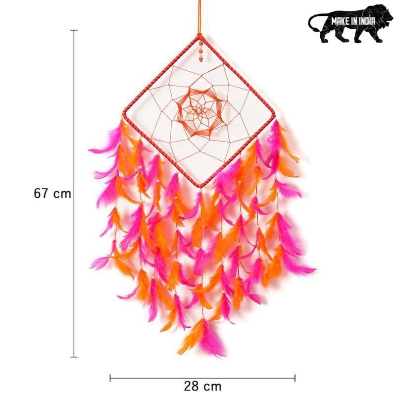 Windchimes & Dreamcatchers - Rhombus Loom Fancia Dreamcatcher With Light