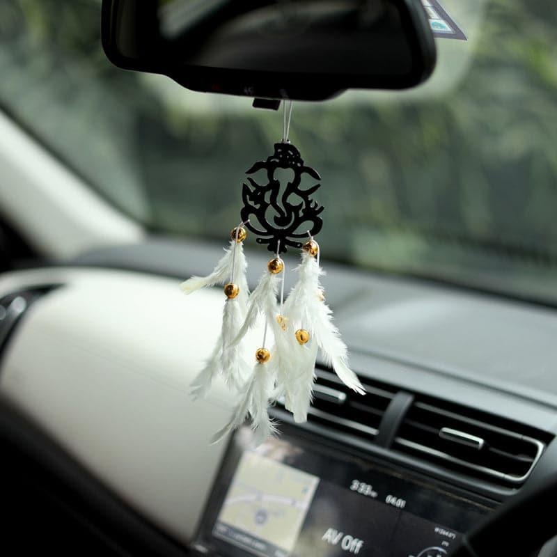 Buy Vinayaka Boon Dreamcatcher - Black & White Dreamcatchers from Vaaree