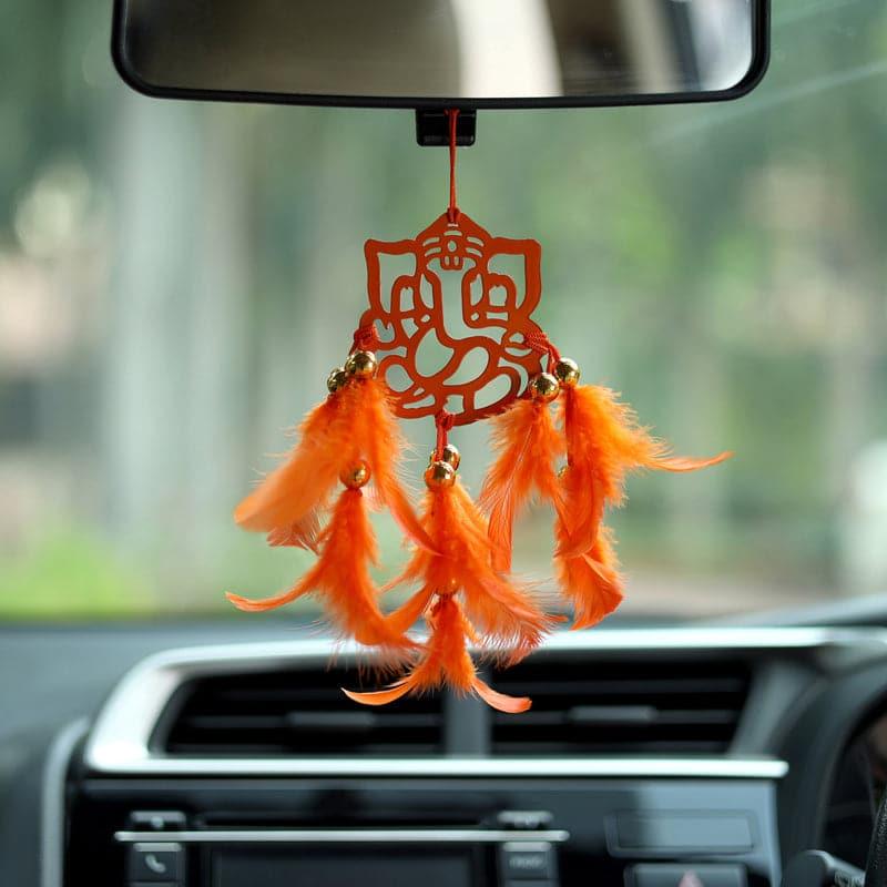 Buy Vinayaka Boon Dreamcatcher - Orange Dreamcatchers from Vaaree