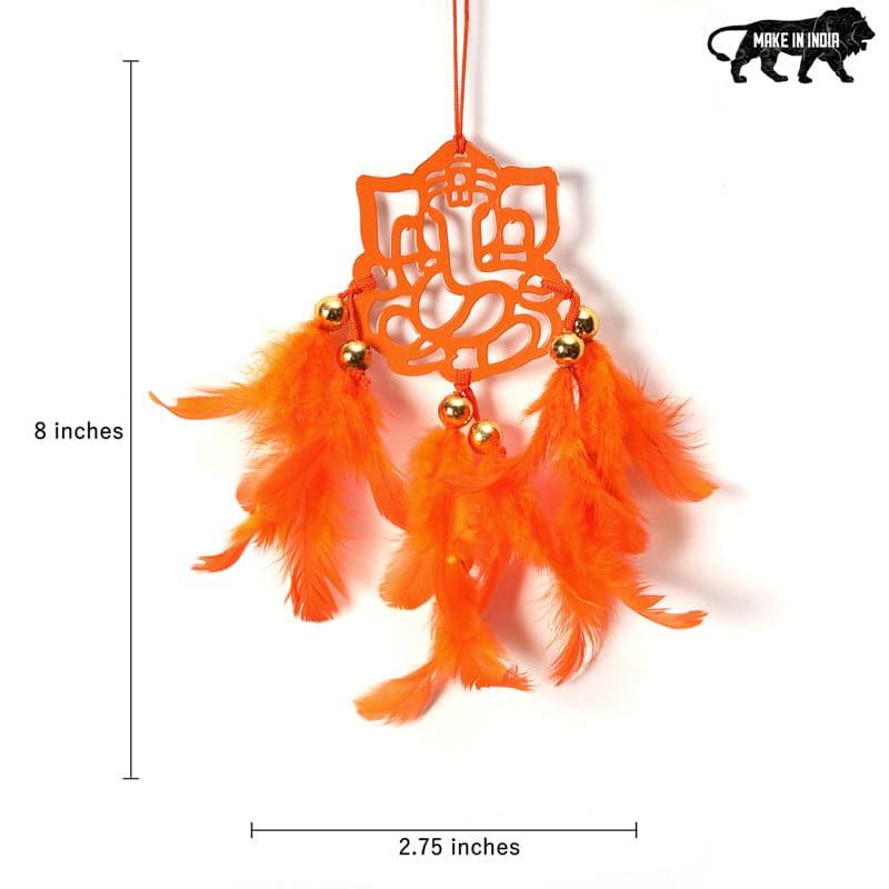 Buy Vinayaka Boon Dreamcatcher - Orange Dreamcatchers from Vaaree