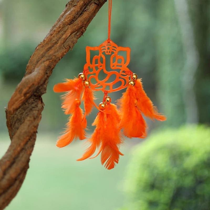 Buy Vinayaka Boon Dreamcatcher - Orange Dreamcatchers from Vaaree