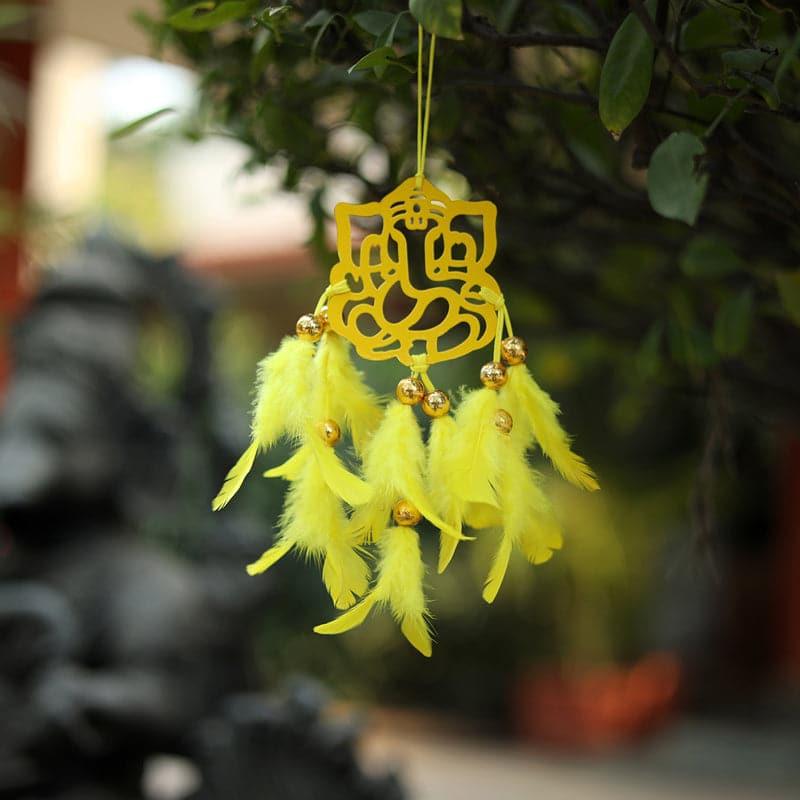 Buy Vinayaka Boon Dreamcatcher - Yellow Dreamcatchers from Vaaree