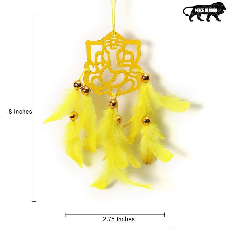 Buy Vinayaka Boon Dreamcatcher - Yellow Dreamcatchers from Vaaree