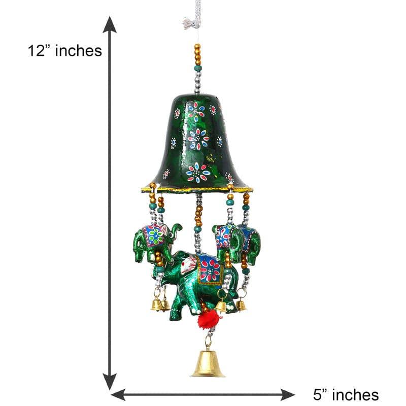 Buy Indie Elephant & Bells Windchimes Windchimes from Vaaree