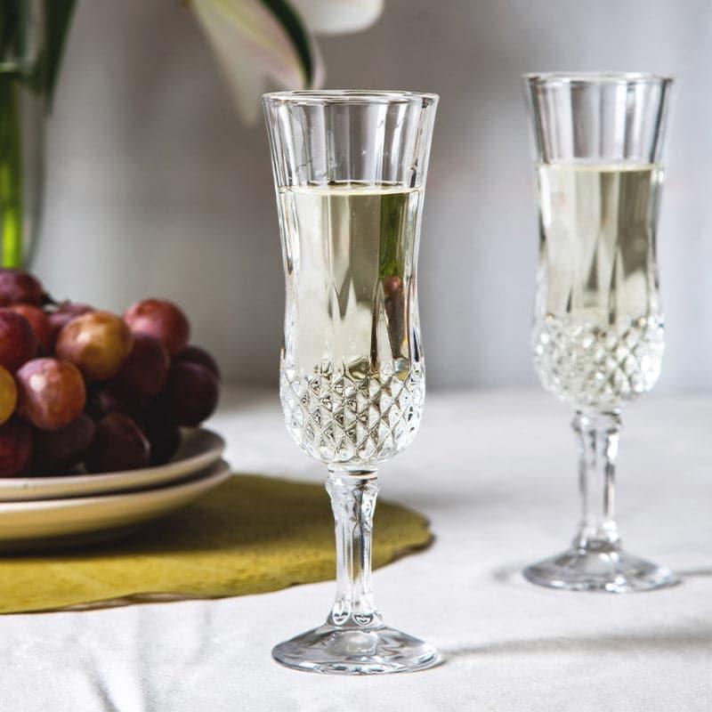 Buy Blair Gala Glass (180 ml) - Set Of Four Wine & Champagne Glasses from Vaaree