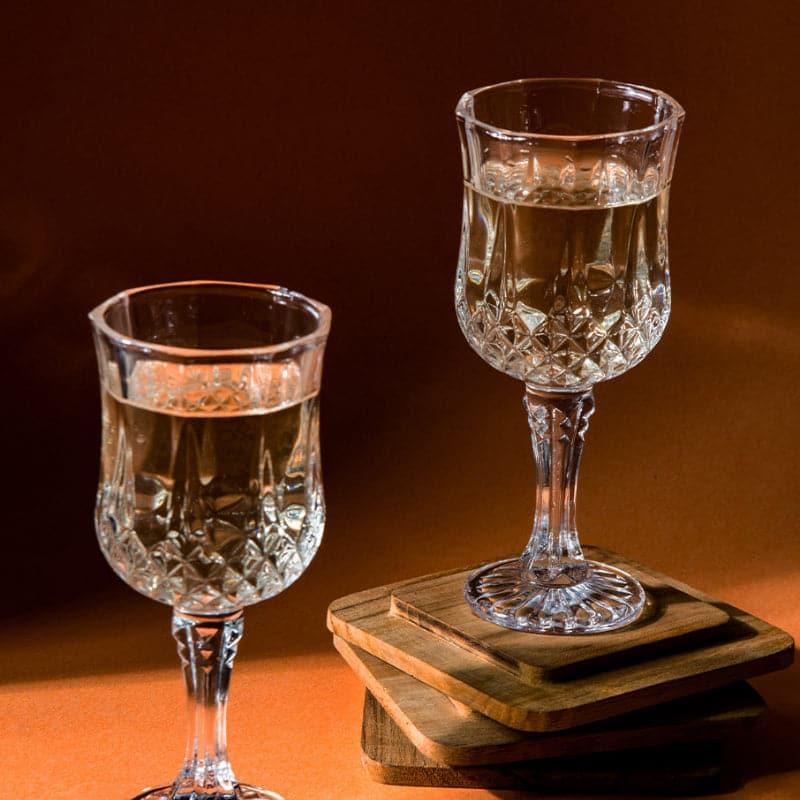 Buy Silas Sip Glass (200 ml) - Set Of Four Wine & Champagne Glasses from Vaaree