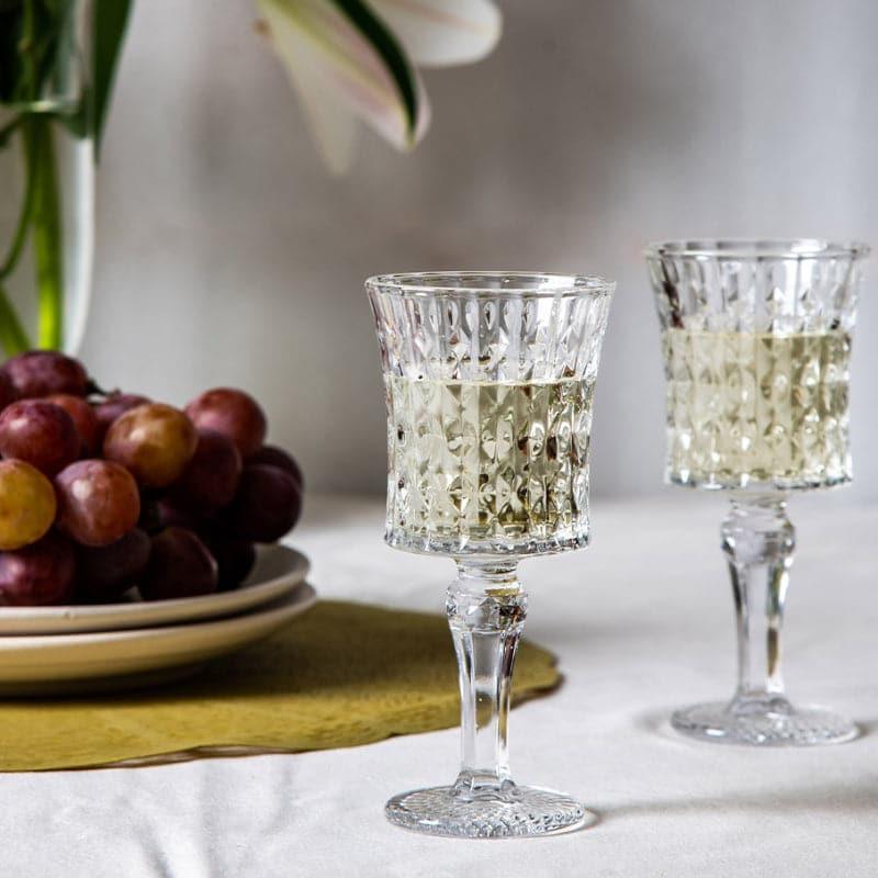 Buy Silas Zane Glass (200 ml) - Set Of Four Wine & Champagne Glasses from Vaaree