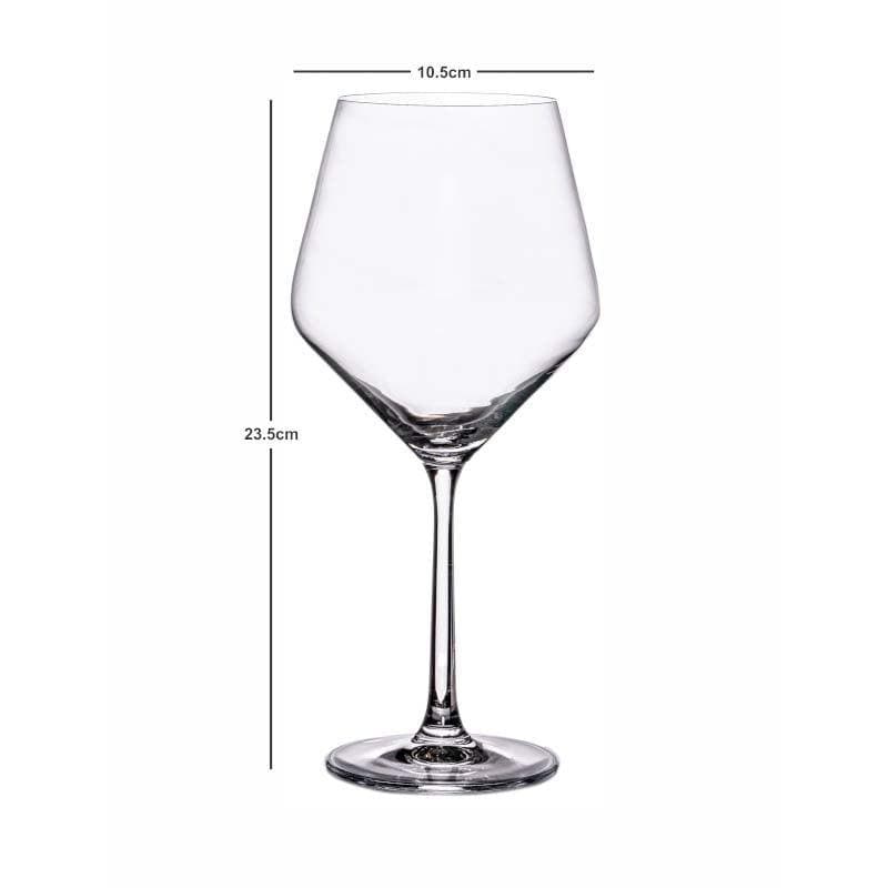 Buy Debonair Wine Glass (680 ML) - Set Of Six Wine & Champagne Glasses from Vaaree