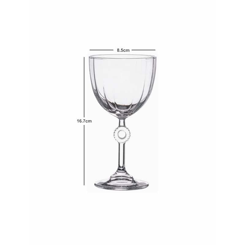 Wine & Champagne Glasses - Olivia Wine Stem Glass (270 ML) - Set Of Two