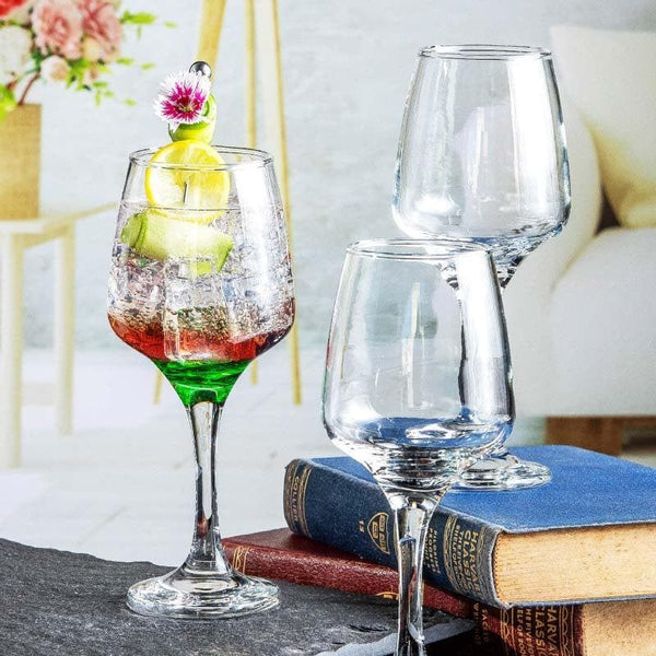 Buy Patricia Wine Stem Glass (290 ML) - Set Of Six Wine & Champagne Glasses from Vaaree