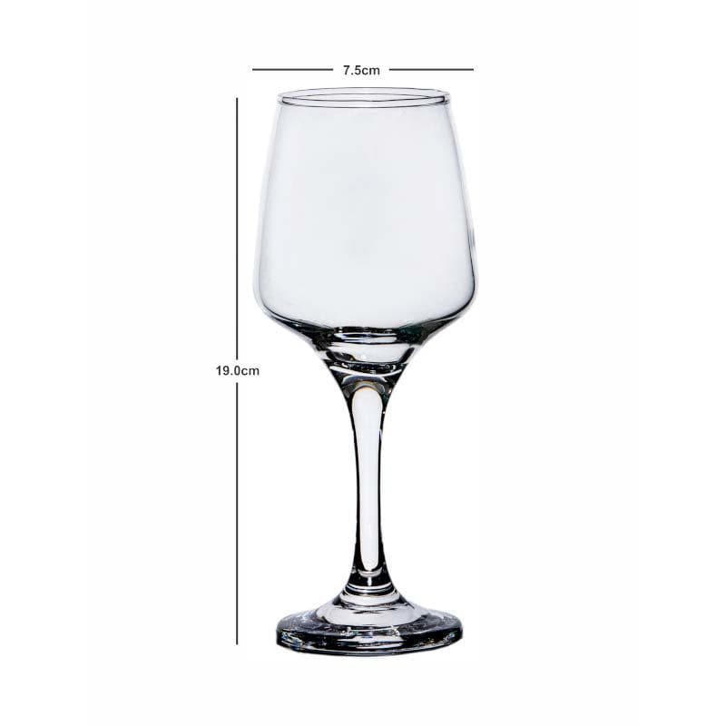 Buy Patricia Wine Stem Glass (290 ML) - Set Of Six Wine & Champagne Glasses from Vaaree