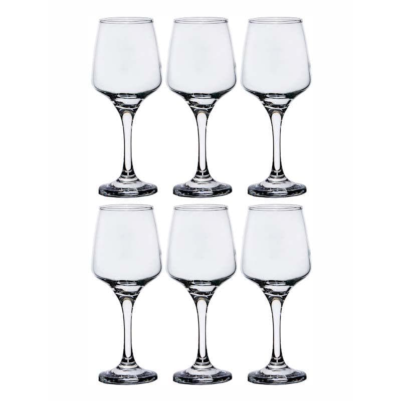 Buy Patricia Wine Stem Glass (290 ML) - Set Of Six Wine & Champagne Glasses from Vaaree