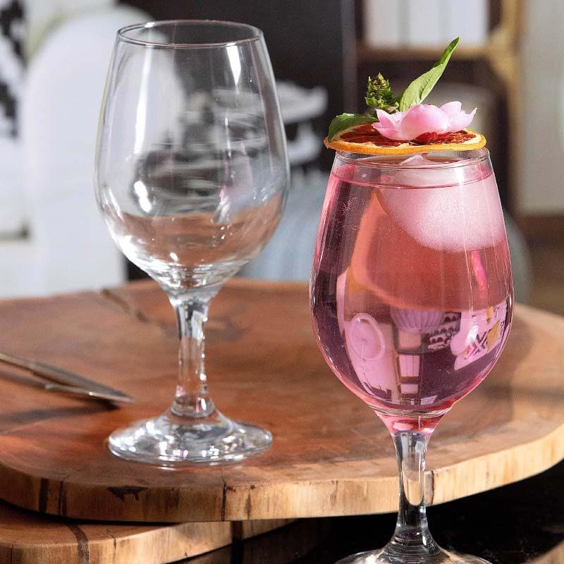 Buy Wine Glass - Pempli Glass (395 ML) - Set Of Six at Vaaree online