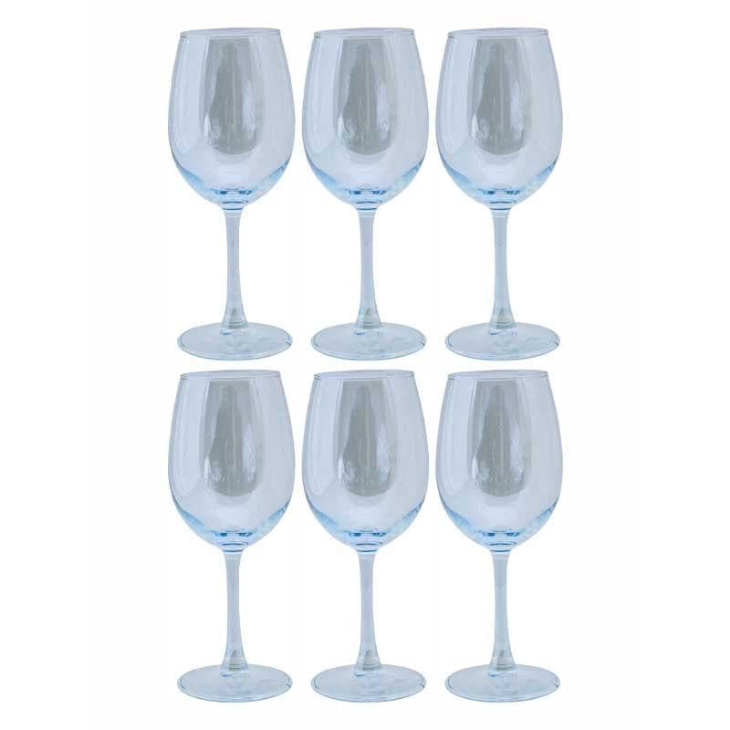 Buy Preii Thick Wine Glass (350 ml ) - Set Of Six Wine & Champagne Glasses from Vaaree