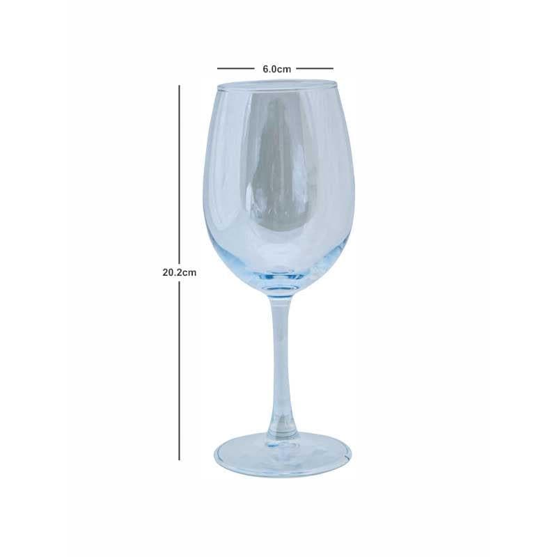 Buy Preii Thick Wine Glass (350 ml ) - Set Of Six Wine & Champagne Glasses from Vaaree