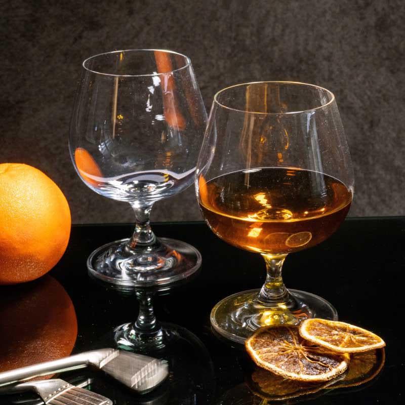 Buy Suba Brandy Glass (250 ml ) - Set Of Six Wine & Champagne Glasses from Vaaree