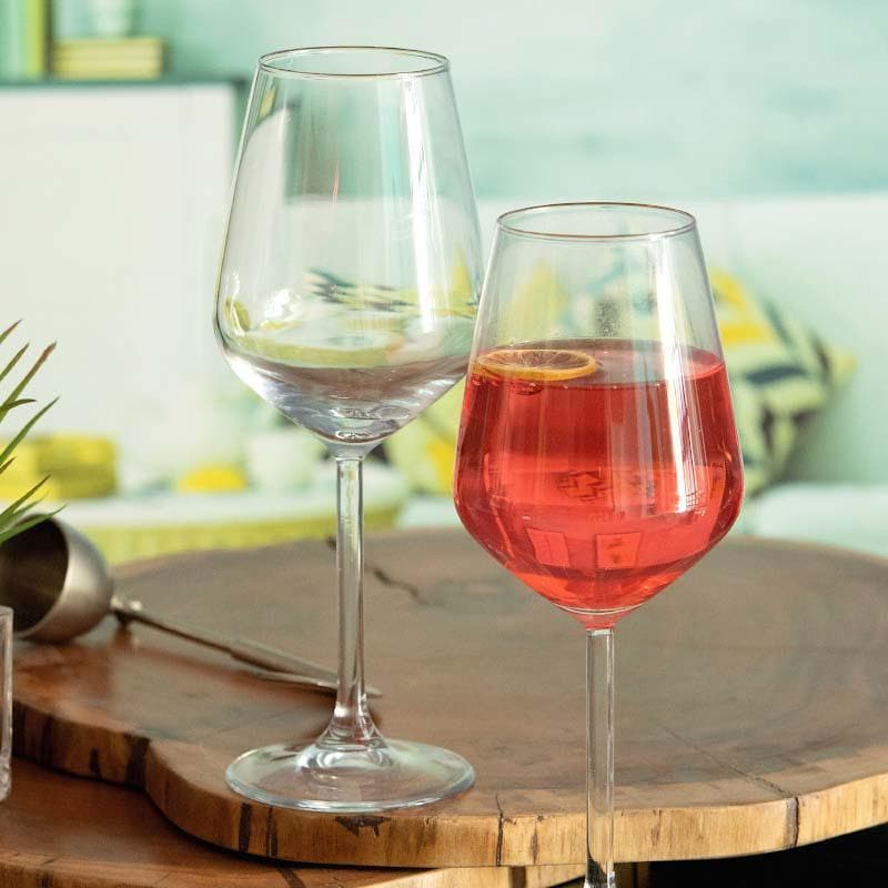 Buy Wine Glass - Windsor Glass (350 ML) - Set Of Six at Vaaree online