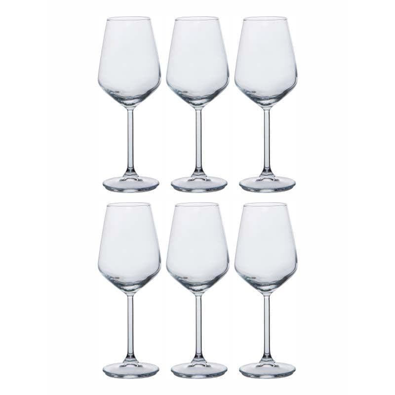 Buy Windsor Glass (350 ML) - Set Of Six Wine & Champagne Glasses from Vaaree