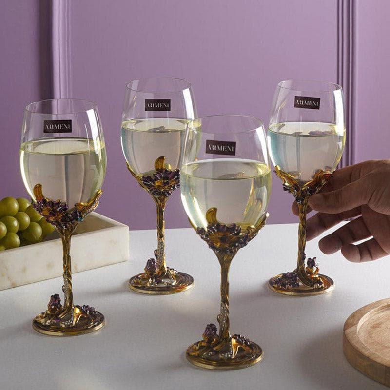 Buy Luminara Lux Glass - 350 ML Wine & Champagne Glasses from Vaaree