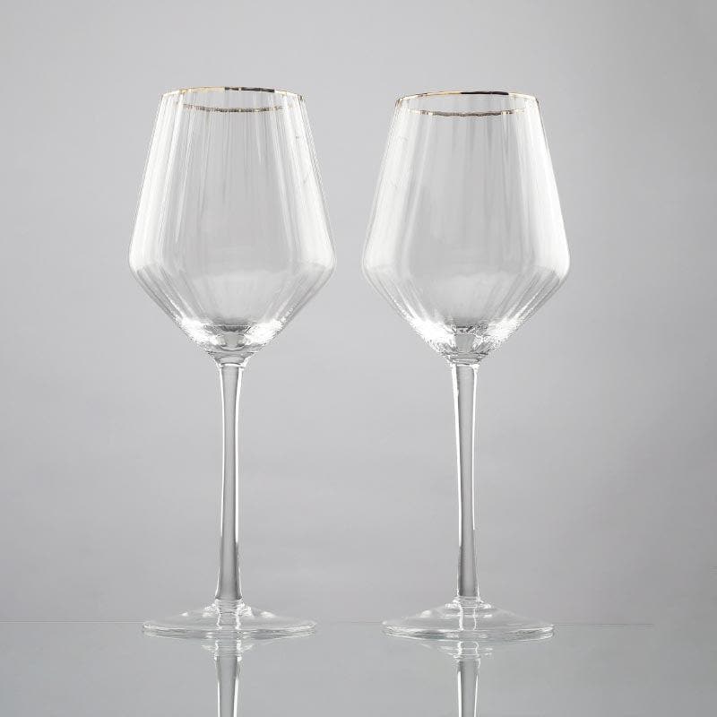 Buy Mozzini Wine Glass (540 ml ) - Set Of Two Wine & Champagne Glasses from Vaaree