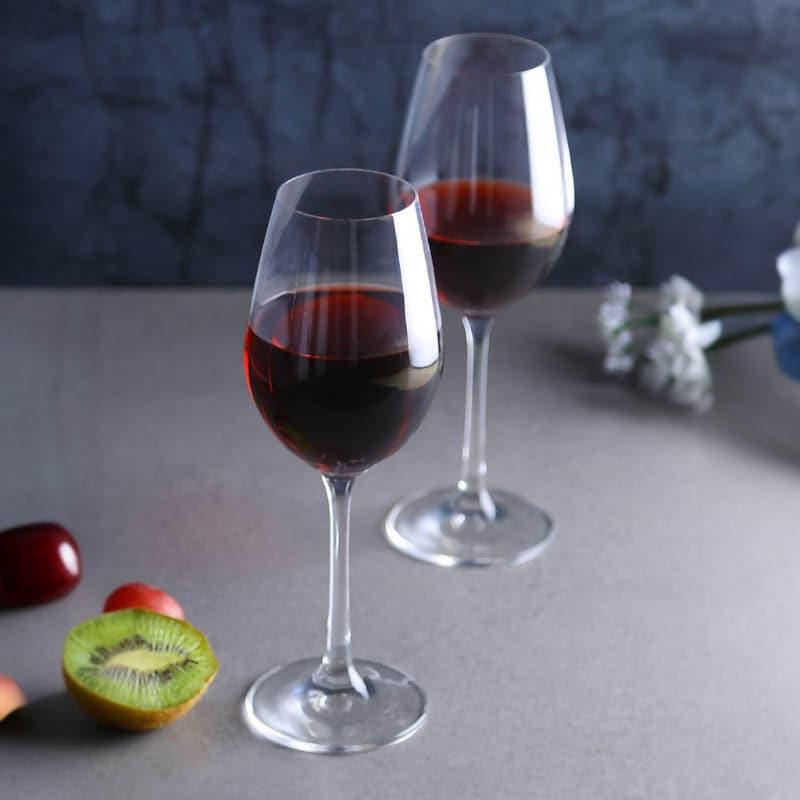 Buy Nova Wine Glass (350 ML) - Set Of Six Wine & Champagne Glasses from Vaaree