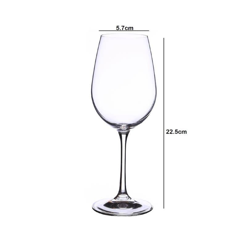 Buy Nova Wine Glass (350 ML) - Set Of Six Wine & Champagne Glasses from Vaaree