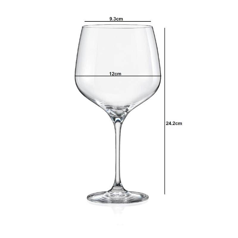 Buy Wine Glasses - Nova Wine Glass (820 ML) - Set Of Six at Vaaree online