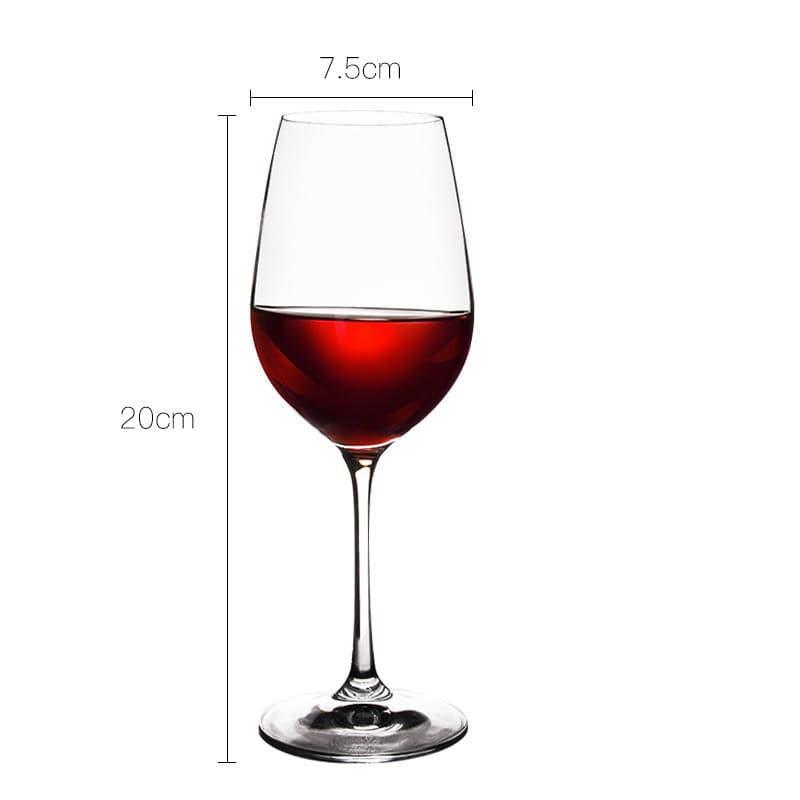 Buy Wine Glasses - Stella Crystal Wine Glass (250 ML) - Set Of Six at Vaaree online