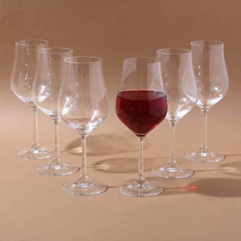 Buy Wine Glasses - Stella Wine Glass (350 ML) - Set Of Six at Vaaree online