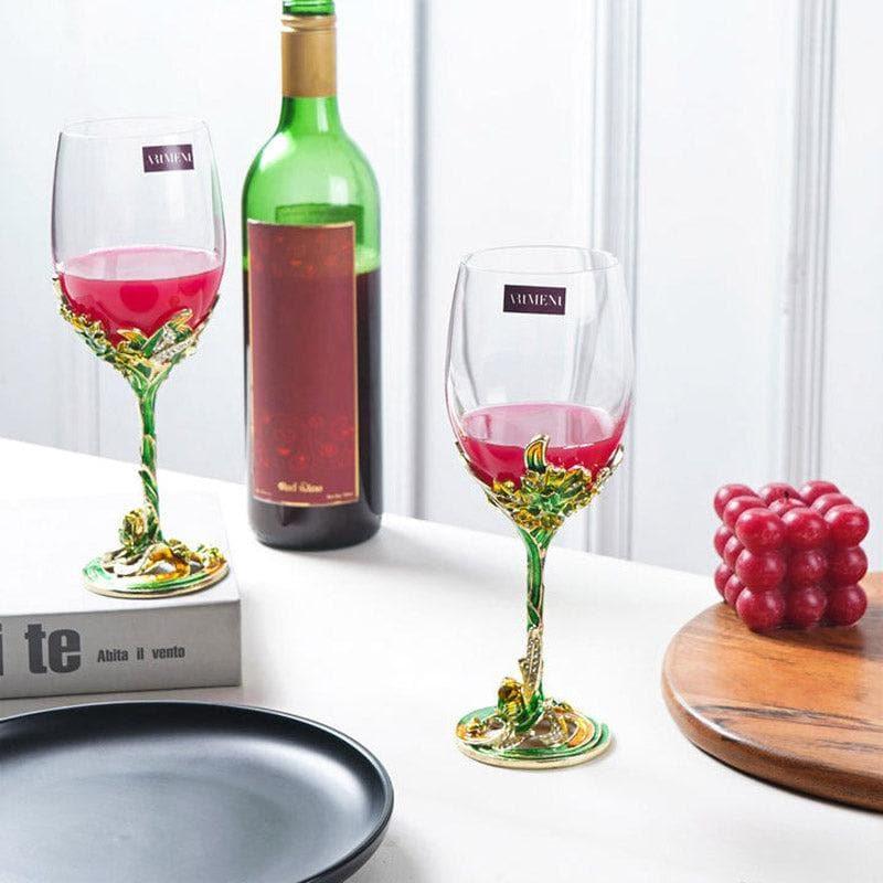 Buy Vino Verde Wine Glass - 350 ML Wine & Champagne Glasses from Vaaree