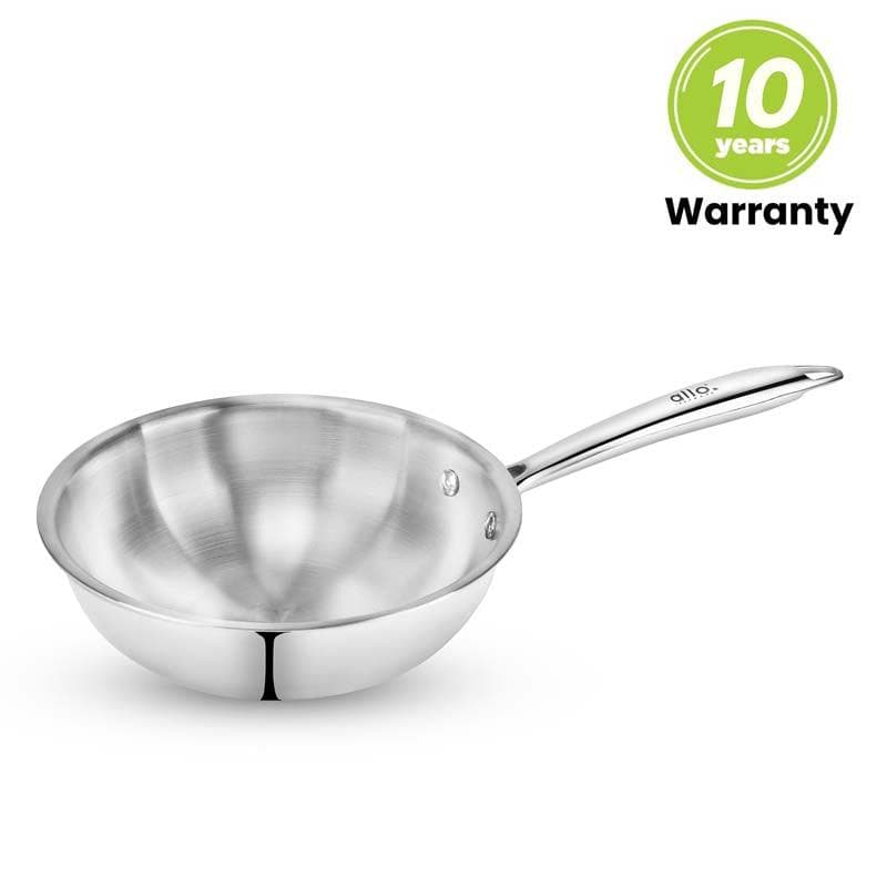 Wok - Allo Innoware Induction Safe Wok - 3700 ML/10 Inches