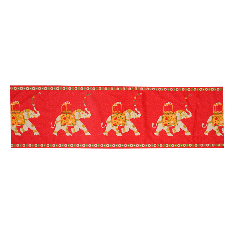 Buy Tusker Parade Table Runner & Placemat - Five Piece Set Table Linen Set from Vaaree