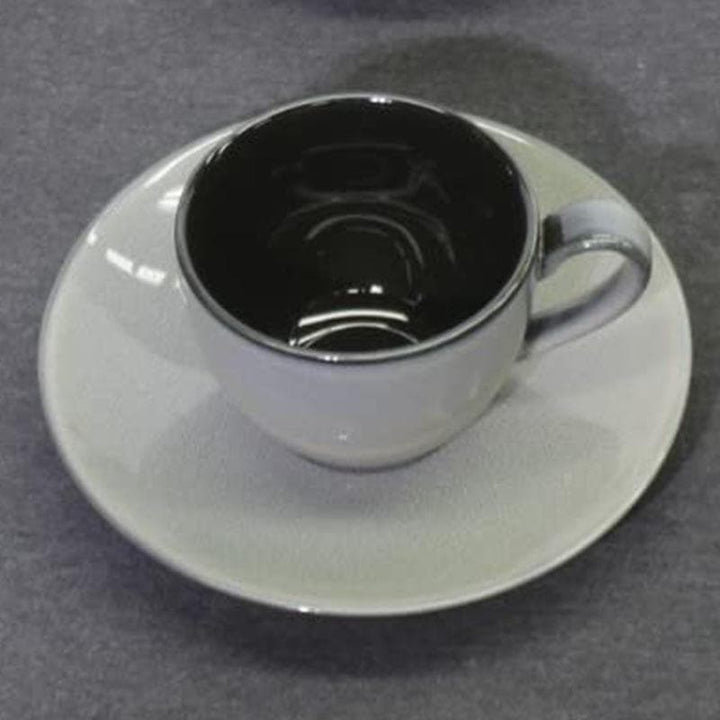 Buy Midnight Grey Cup Saucer -Set of Six at Vaaree online | Beautiful Tea Cup to choose from