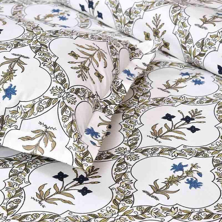 Buy Vatika Bedsheet - Blue at Vaaree online | Beautiful Bedsheets to choose from