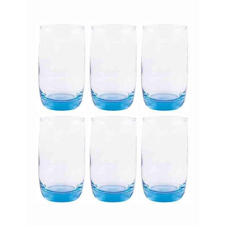 Buy Peacock Shine Glass Tumbler - Set of Six at Vaaree online | Beautiful Glass to choose from