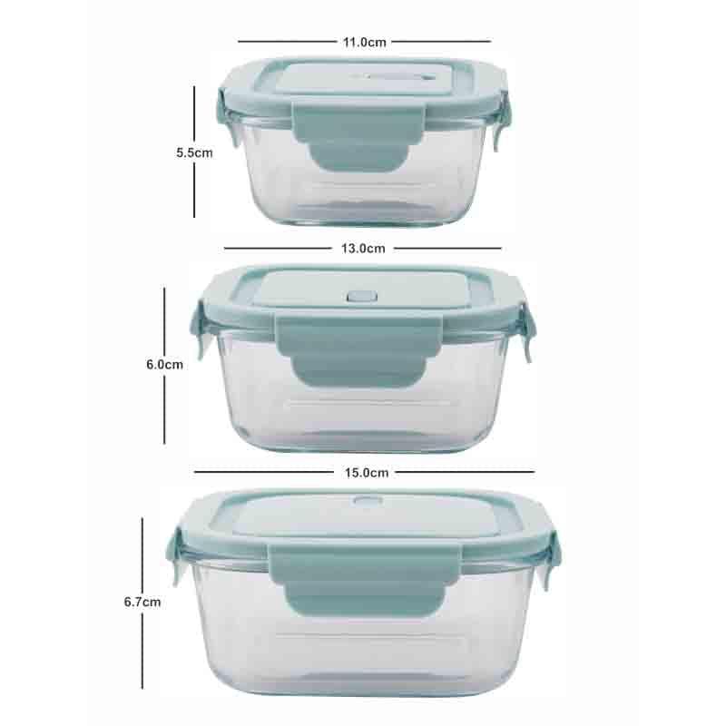 Buy Go to Bites Lunch Box (250/450/700 ml) - Set of Three at Vaaree online | Beautiful Container to choose from