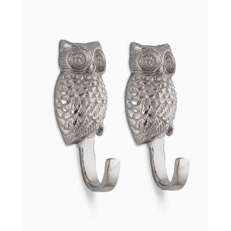 Buy Wise Owls Wall Hook - Set Of Two at Vaaree online | Beautiful Hooks & Key Holders to choose from