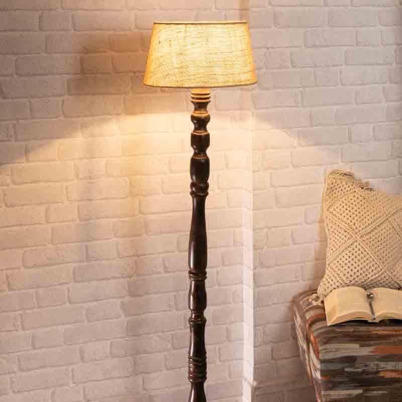 Buy Reverie Floor Lamp - Jute at Vaaree online | Beautiful Floor Lamp to choose from