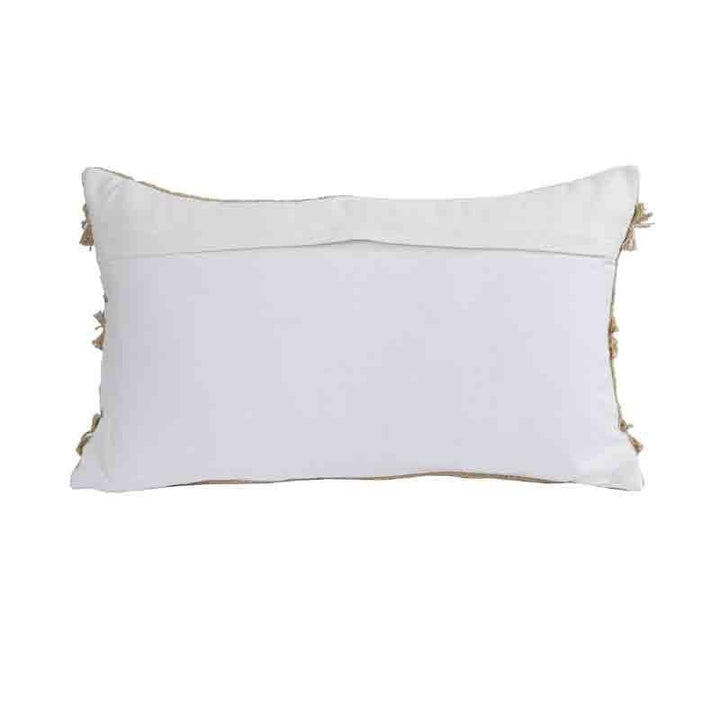 Buy Tinsel Cushion Cover - (Beige) - Set Of Two at Vaaree online | Beautiful Cushion Cover Sets to choose from