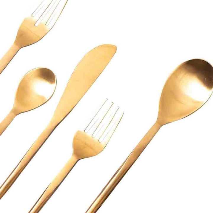 Buy Miaaa Cutlery (Gold)- Set Of Five at Vaaree online | Beautiful Cutlery Set to choose from