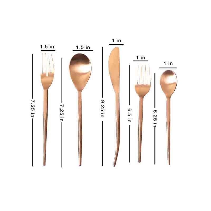 Buy Miaaa Cutlery (Copper) - Set Of Five at Vaaree online | Beautiful Cutlery Set to choose from