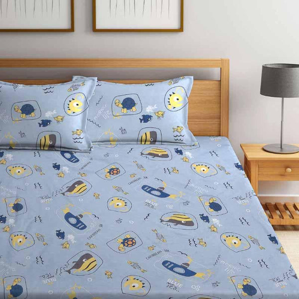 Buy Imaginations Fly Printed Bedsheet at Vaaree online | Beautiful Bedsheets to choose from