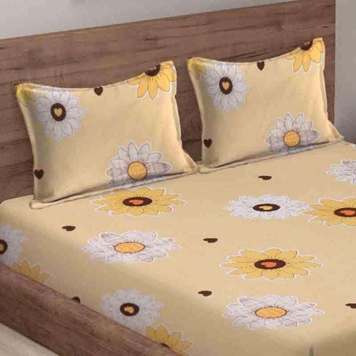 Buy Sunflower Stories Bedsheet at Vaaree online | Beautiful Bedsheets to choose from
