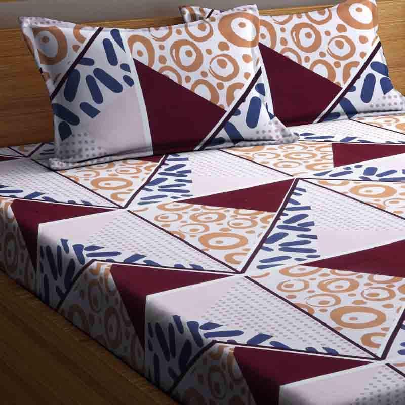 Buy Abstract House Bedsheet at Vaaree online | Beautiful Bedsheets to choose from