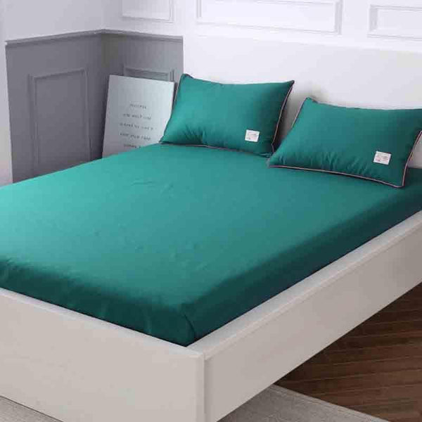 Buy Gaudy in Teal Bedsheet at Vaaree online | Beautiful Bedsheets to choose from