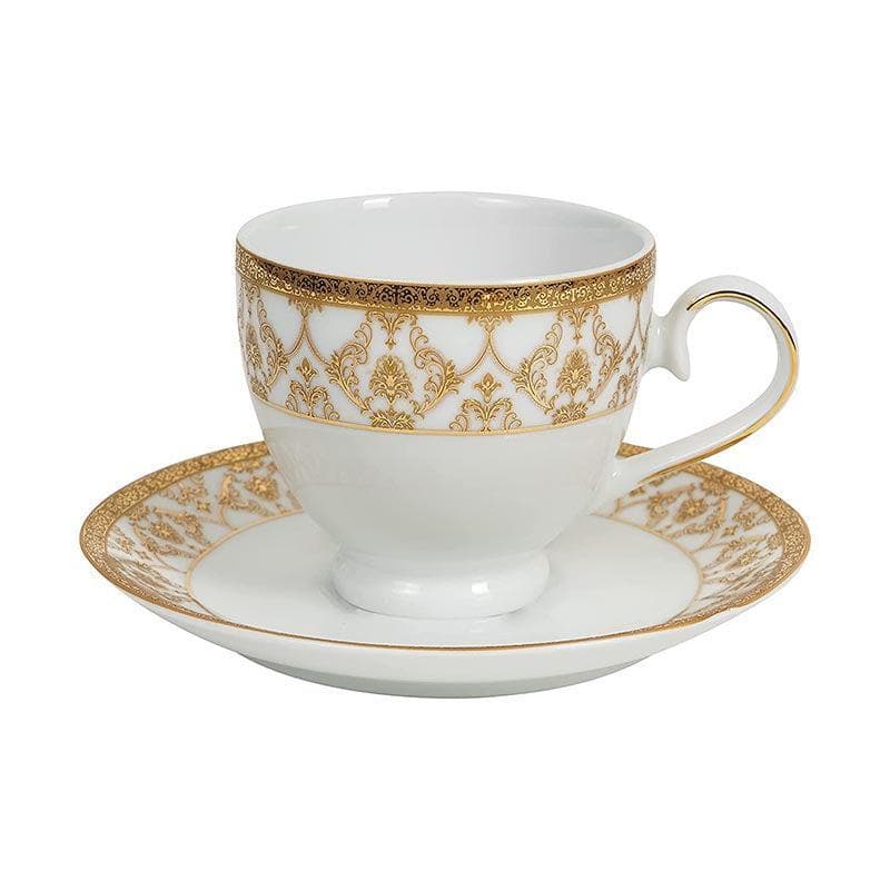 Buy Aureate Bliss Cup Saucer- Set of Six at Vaaree online | Beautiful Tea Cup to choose from