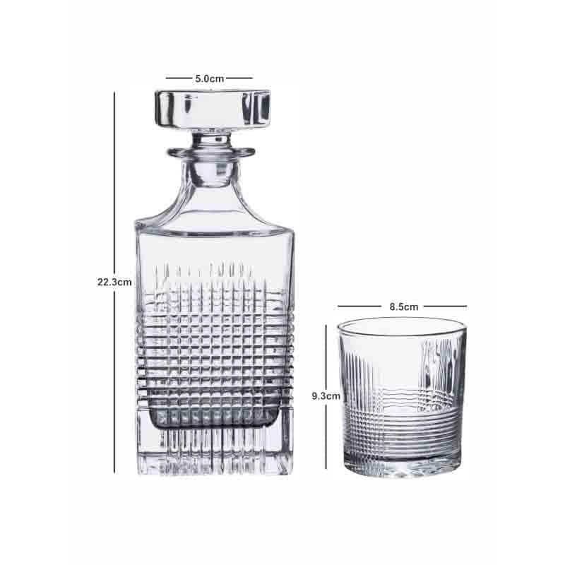 Buy Murphy Glass Decanter and Tumbler Set at Vaaree online | Beautiful Tumbler to choose from